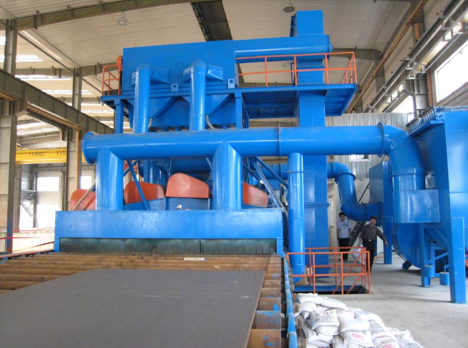 江蘇拋丸機(jī)除銹設(shè)備 2 鋼板通過式拋丸機(jī) 2